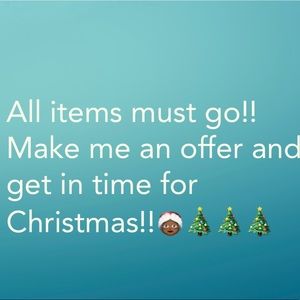 Selling everything in Closet!🎄🎅🏿🤶🏾🎊❄️🎄